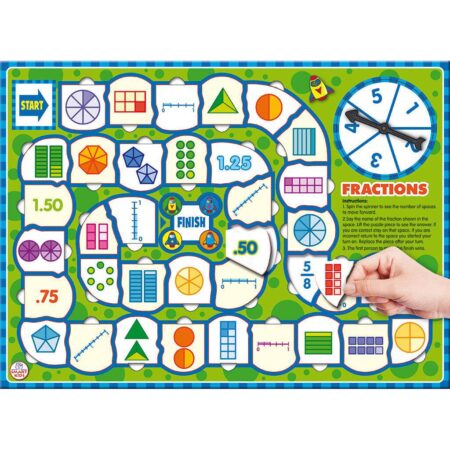 School Stationery Supplies Fractions Buzzle-SK - Image 1