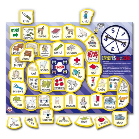 School Stationery Supplies Singular and Plural Buzzle-SK - Image 1
