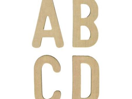 Upper Case Wooden Letters Pk 26-MB - Image 1