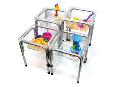 Titchy Tubs Pack 2 (2 Stands + 2 Clear Trays)-CICA - Image 1