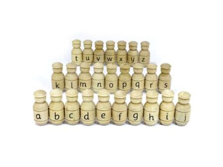 Alphabet Wooden People Figures-CICA - Image 1