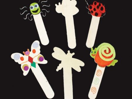 Wooden Bug Craft Sticks-EYR - Image 1