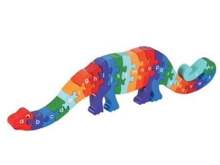 Wooden Dinosaur A-Z Jigsaw Puzzle-EYR - Image 1