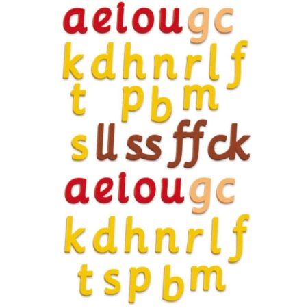 School Stationery Supplies Phonics Phase 2 Magnetic Foam Letters-EYR - Image 1