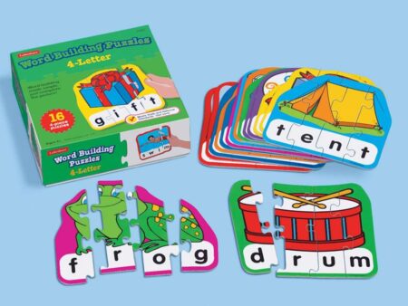 Lakeshore Four Letter Word Building Puzzles-EYR - Image 1