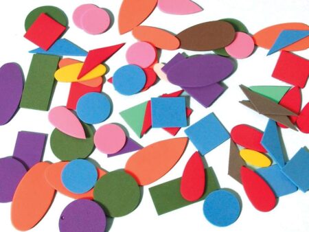 Assorted Foam Shapes 4 Packs-EYR - Image 1