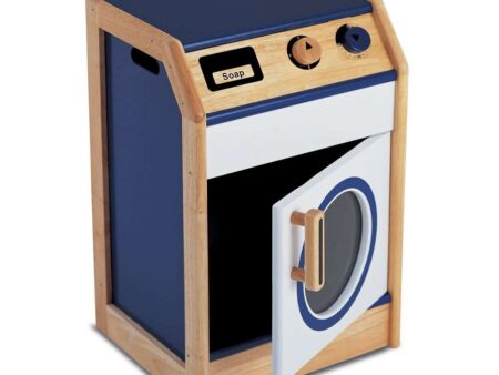Junior Chef Wooden Play Washing Machine-EYR - Image 1