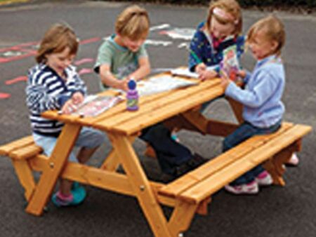 Wooden Picnic Bench-EYR - Image 1