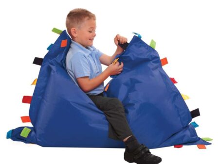 Sensory Touch Bean Bag - Blue-EYR - Image 1