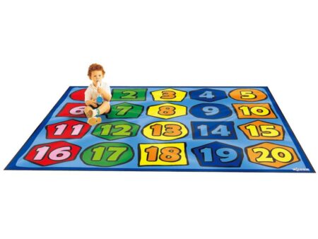 1 to 20 Number Carpet - 2m x 2.4m-EYR - Image 1