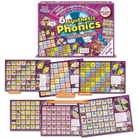 School Stationery Supplies Synthetic Phonics Board Games Phase 5-EYR - Image 1