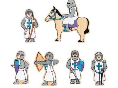 Blue Knights Wooden Characters-EYR - Image 1