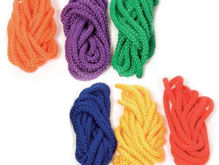Nylon Braided Skipping Ropes Pack Of 6 (BRK)-EYR - Image 1