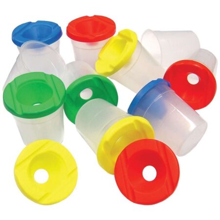 School Stationery Supplies Non Spill Water Pots Bulk Saver-EYR - Image 1
