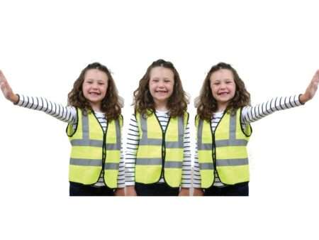 Children's High Visibility Vests Bulk Saver-EYR - Image 1