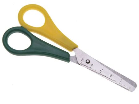 Left Handed Craft Ruled Scissors (BRK)-EYR - Image 1