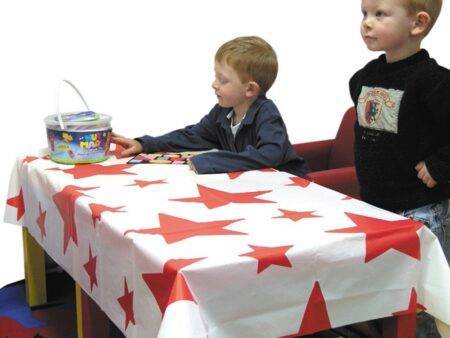Red Star Table Covers - Pack of 6-EYR - Image 1