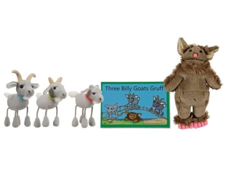 Billy Goats Gruff Finger Puppets-EYR - Image 1