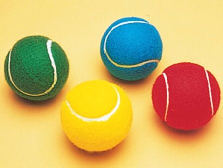 Coloured Tennis Balls Pack-EYR - Image 1