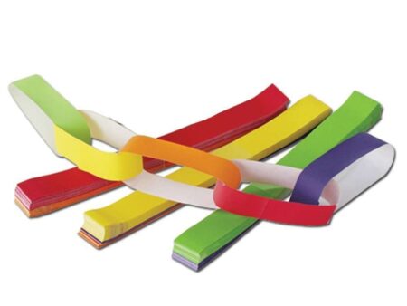 Peel 'n' Stick Coloured Paper Chains-EYR - Image 1
