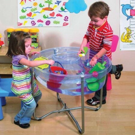 Clear Sand & Water Table With Lid-EYR - Image 1