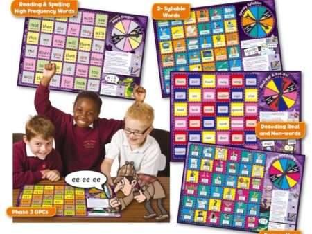Synthetic Phonics Phase 3 Board Games-EYR - Image 1