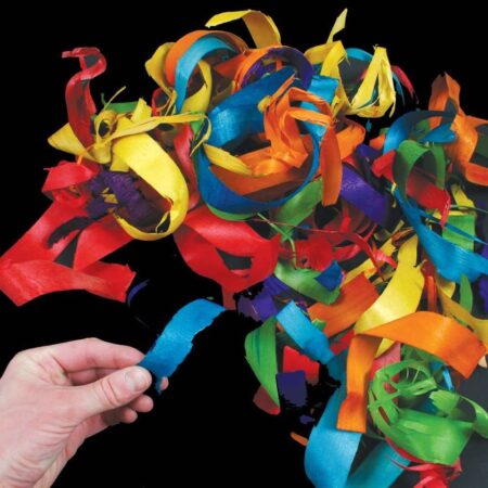 School Stationery Supplies Coloured Curly Wood Shavings-EYR - Image 1