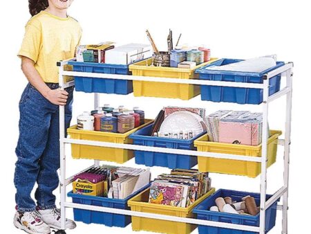 Multipurpose Storage Cart With 9 Trays-EYR - Image 1
