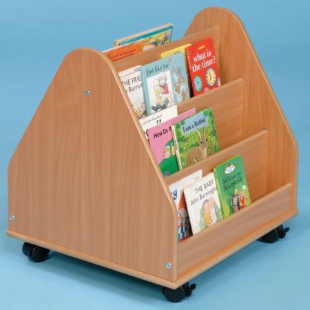School Stationery Supplies Double Sided Book Display Unit-EYR - Image 1