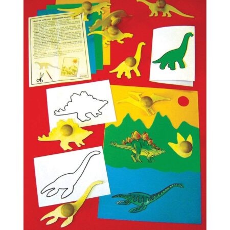 School Stationery Supplies Wooden Dinosaurs Templates-EYR - Image 1