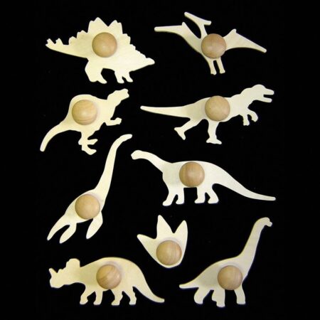 School Stationery Supplies Wooden Dinosaurs Templates-EYR - Image 2