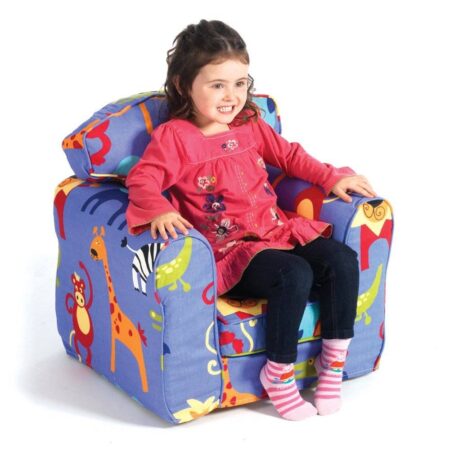 Loose Cover Blue Lion Children's Armchair-EYR - Image 1