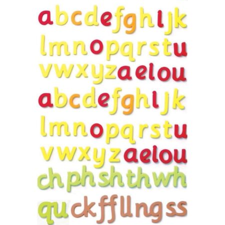 School Stationery Supplies Phonics Magnetic Cursive Letters Pack 1-EYR - Image 1