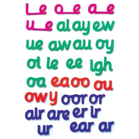 School Stationery Supplies Phonics Magnetic Cursive Letters Pack 2-EYR - Image 1