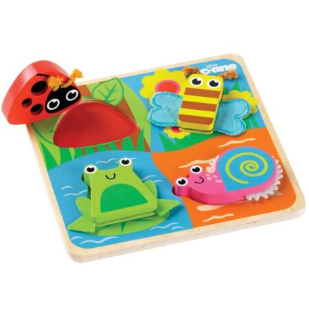 Touch & Feel Wooden Bugs Puzzle-EYR - Image 1