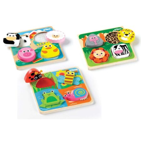 Touch & Feel Wooden Puzzles Special Offer-EYR - Image 1