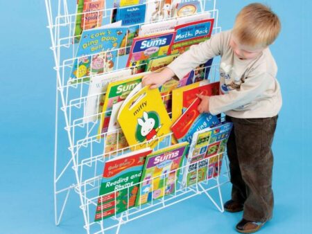 Single Sided Wire Book Rack-EYR - Image 1