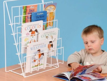 Table Top Wire Book Rack (1179)-EYR - Image 1
