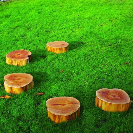 Wooden Stepping Stones (set Of 6)-EYR - Image 2