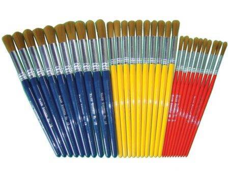 Golden Nylon Assorted Brushes-EYR - Image 1