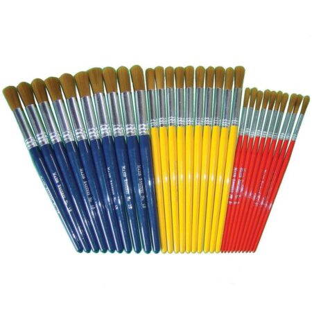 Golden Nylon Assorted Brushes-EYR - Image 1
