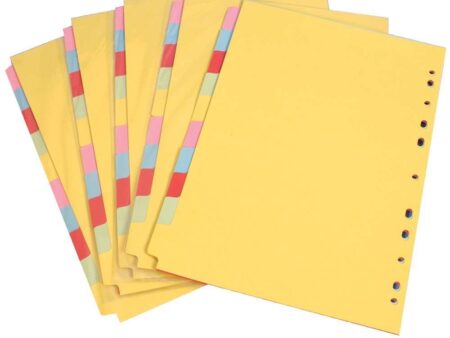 Pack of 5 A4 Index Dividers-EYR - Image 1