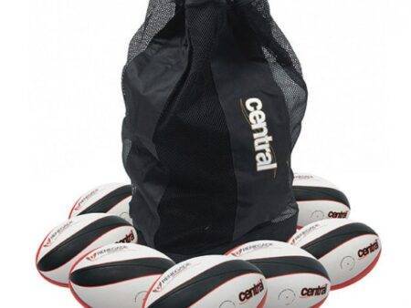 10 Rugby Balls And Carry Bag Size 3-EYR - Image 1