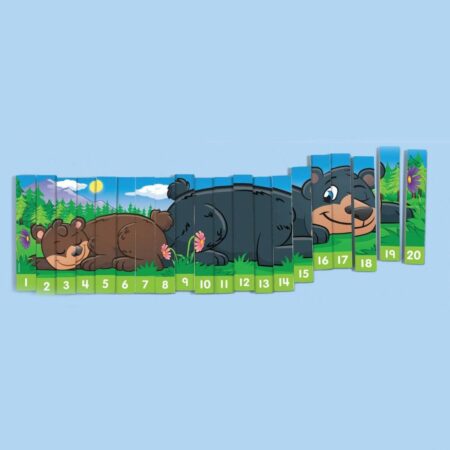 School Stationery Supplies Lakeshore 1-20 Sequencing Puzzles-EYR - Image 1