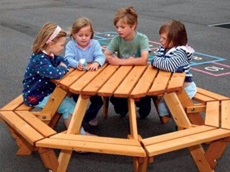 Infant Octagonal Picnic Bench-EYR - Image 1