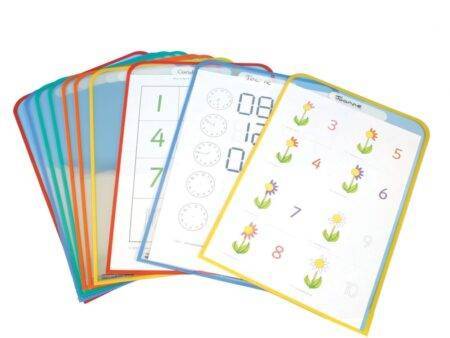 Wipe Clean Worksheet Pockets-EYR - Image 1