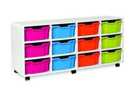 12 Deep Tray Unit - White Finish-EYR - Image 1
