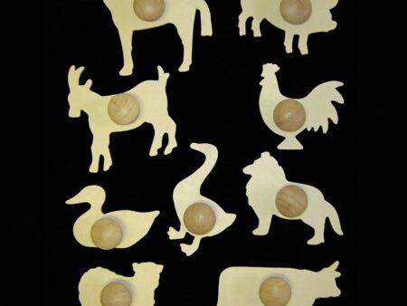 Wooden Farm Animals Templates-EYR - Image 2