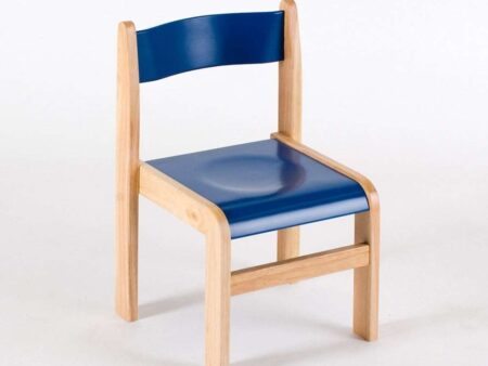 Blue Stackable Chair - 31cm (2)-EYR - Image 2