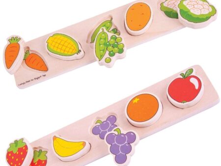 Chunky Fruit And Vegetable Puzzles-EYR - Image 1